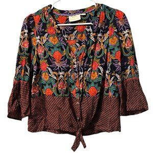 Floral Multicolor Women's Top